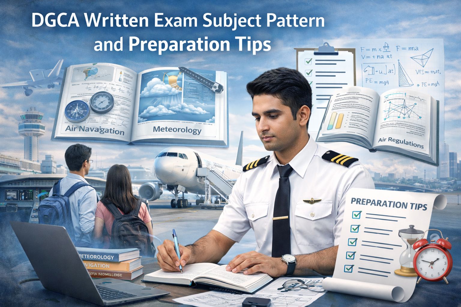 DGCA Written Exams: Subjects, Pattern & Preparation Tips